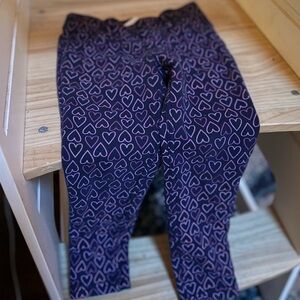 Adorable heart print leggings by Circo size 4